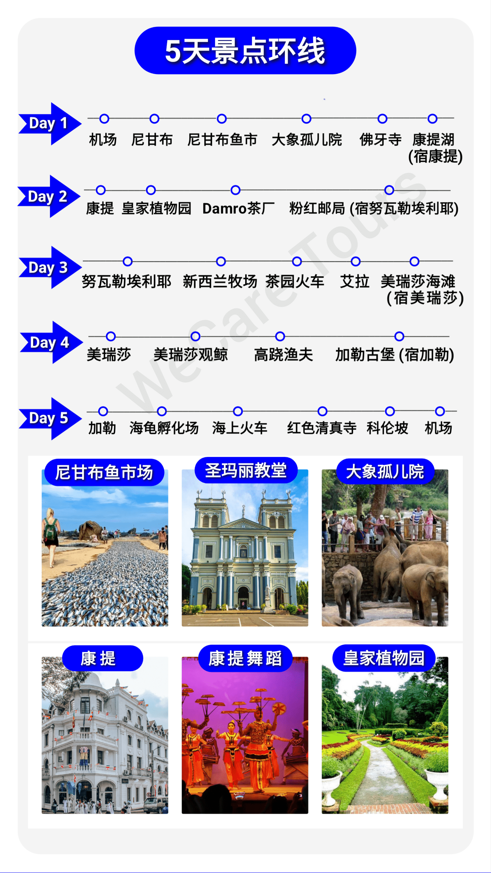 斯里兰卡行程 5天